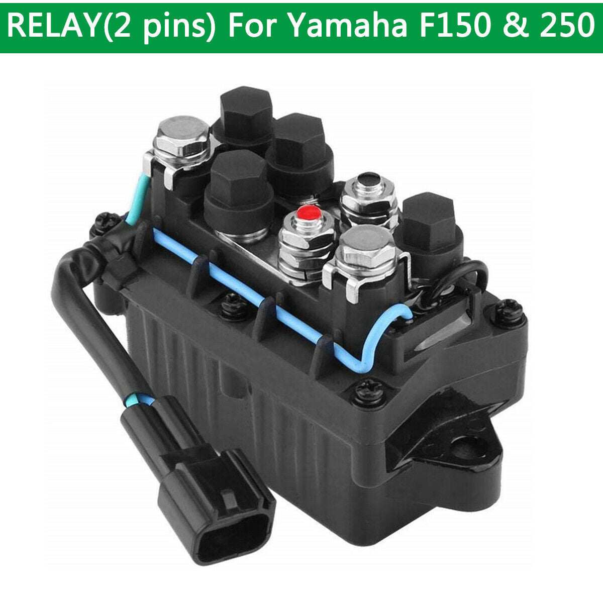 RELAY(2 pins) Fit Replaces For Yamaha Part # 63P-81950-00-00  4 Stroke Outboard