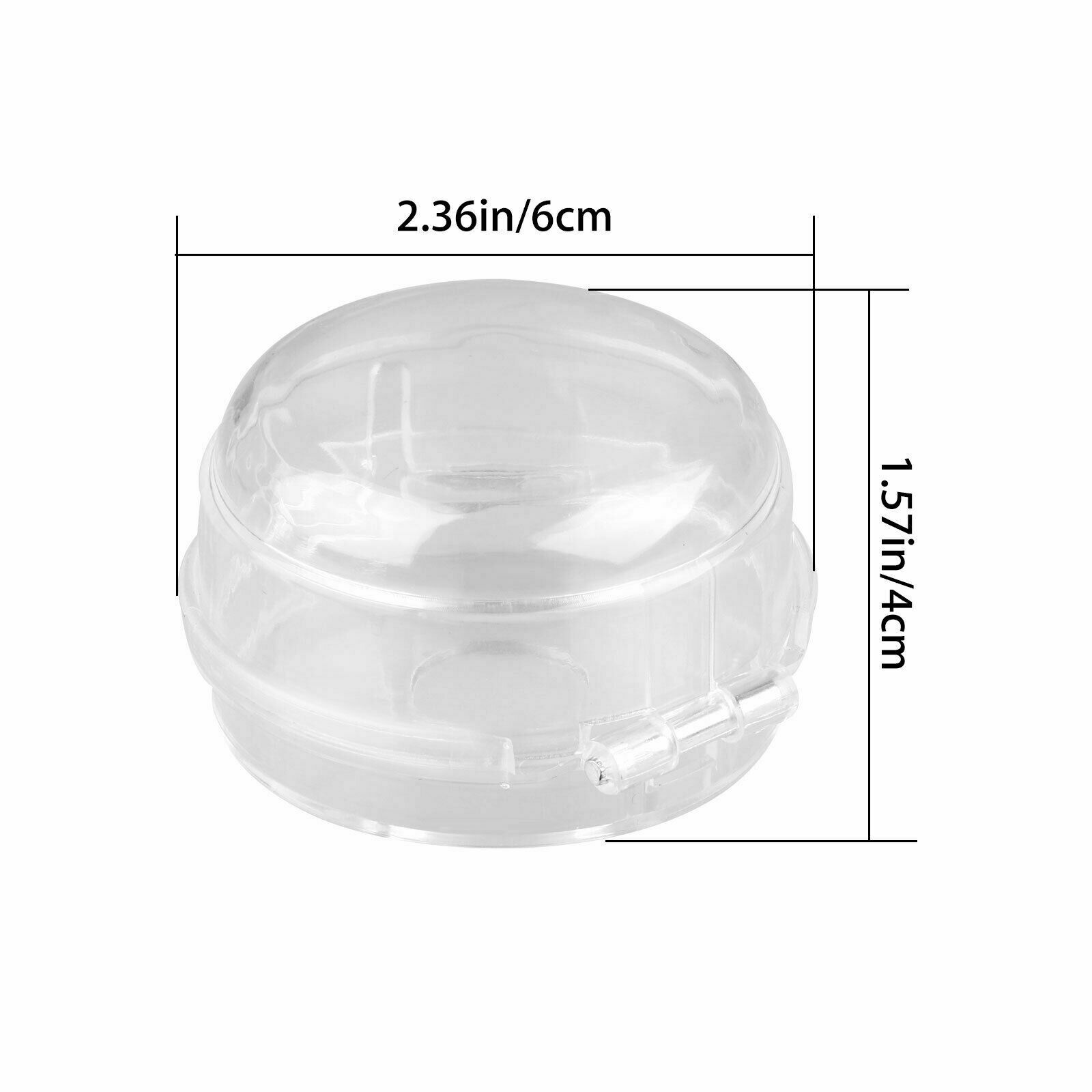 4PcsKitchen Stove Knob Covers Protection Locks Clear Universal for Child Safety