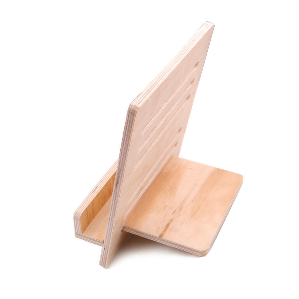Wooden Bookstand Desktop Music Stand Detachable Portable 260 x 230 x 4mm