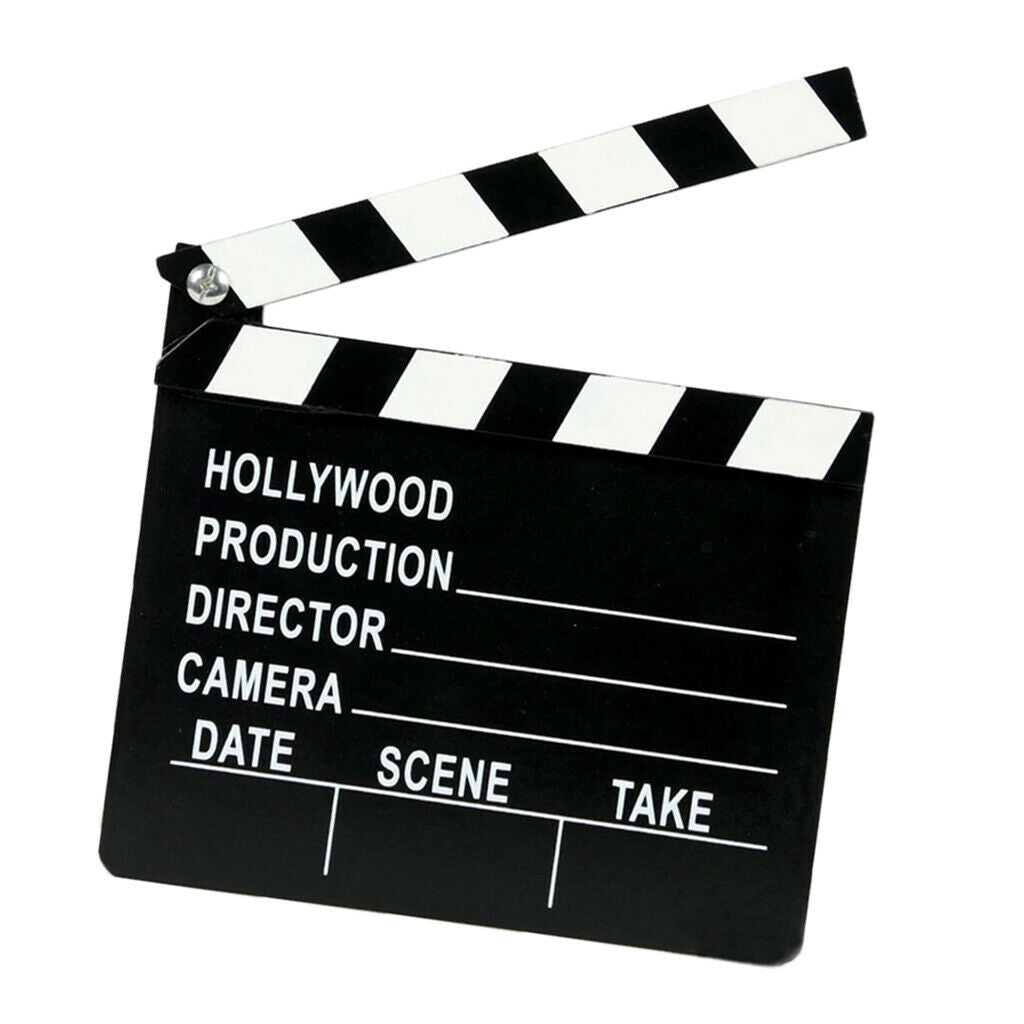 Wood Hollywood Film Directors Film Action Scene Board Photo Props 20x18cm