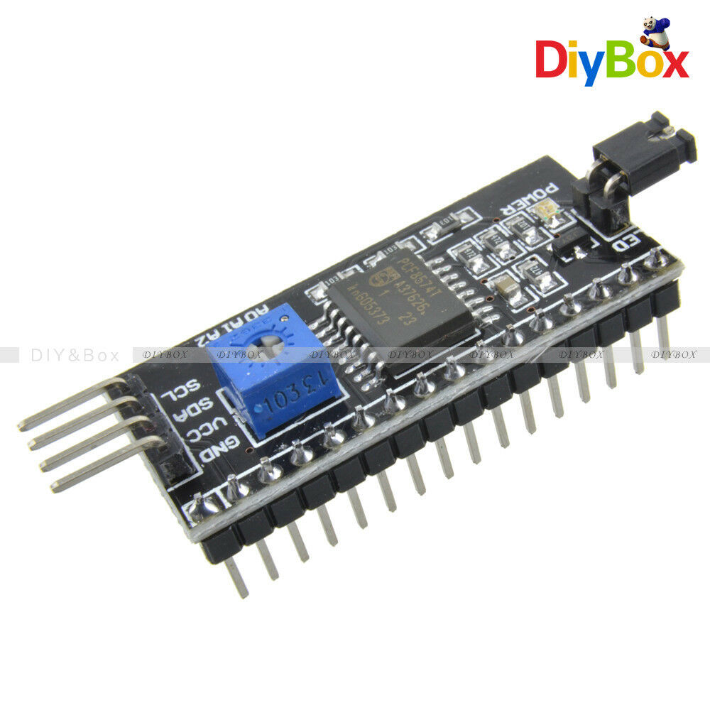 5V 12864 LCD Display 128x64 Dots Blue 1602LCD IIC/I2C/TWI/SPI Serial for Arduino