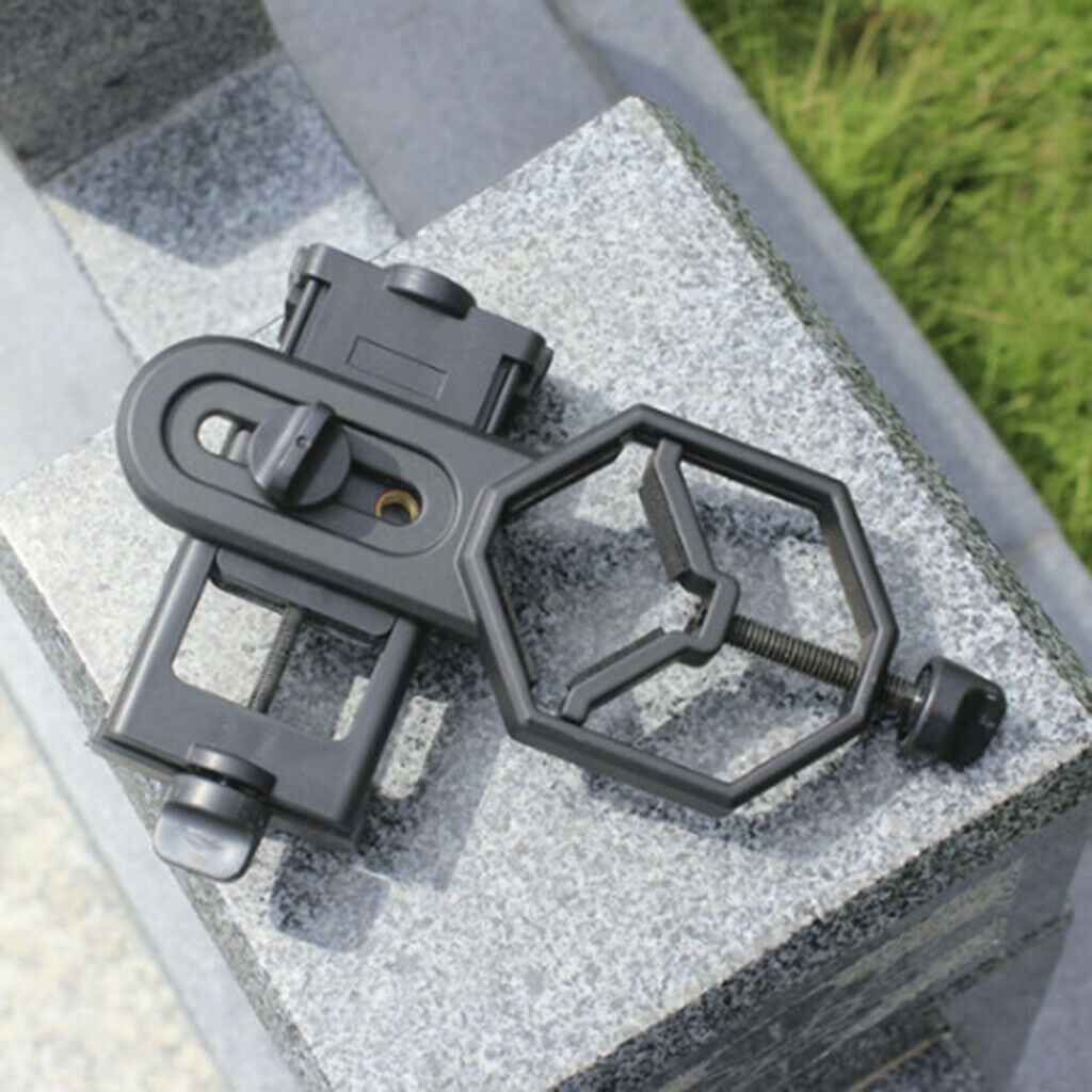 Telescope Smart Phone Binocular Microscope Interface Holder Support Black
