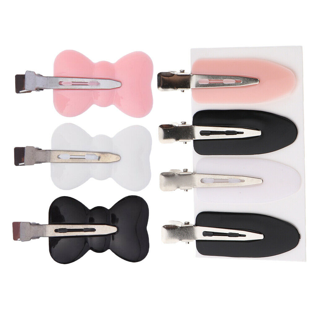 Pack f 7, Fashion Seamless No Bend No  Mark Hair Clips Women Makeup Hair