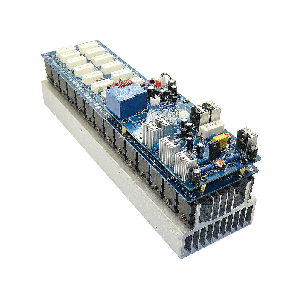 Hifi 1500W Powerful Final Mono Amplifier Board + TTC5200 TTA1943 Tube Heatsink