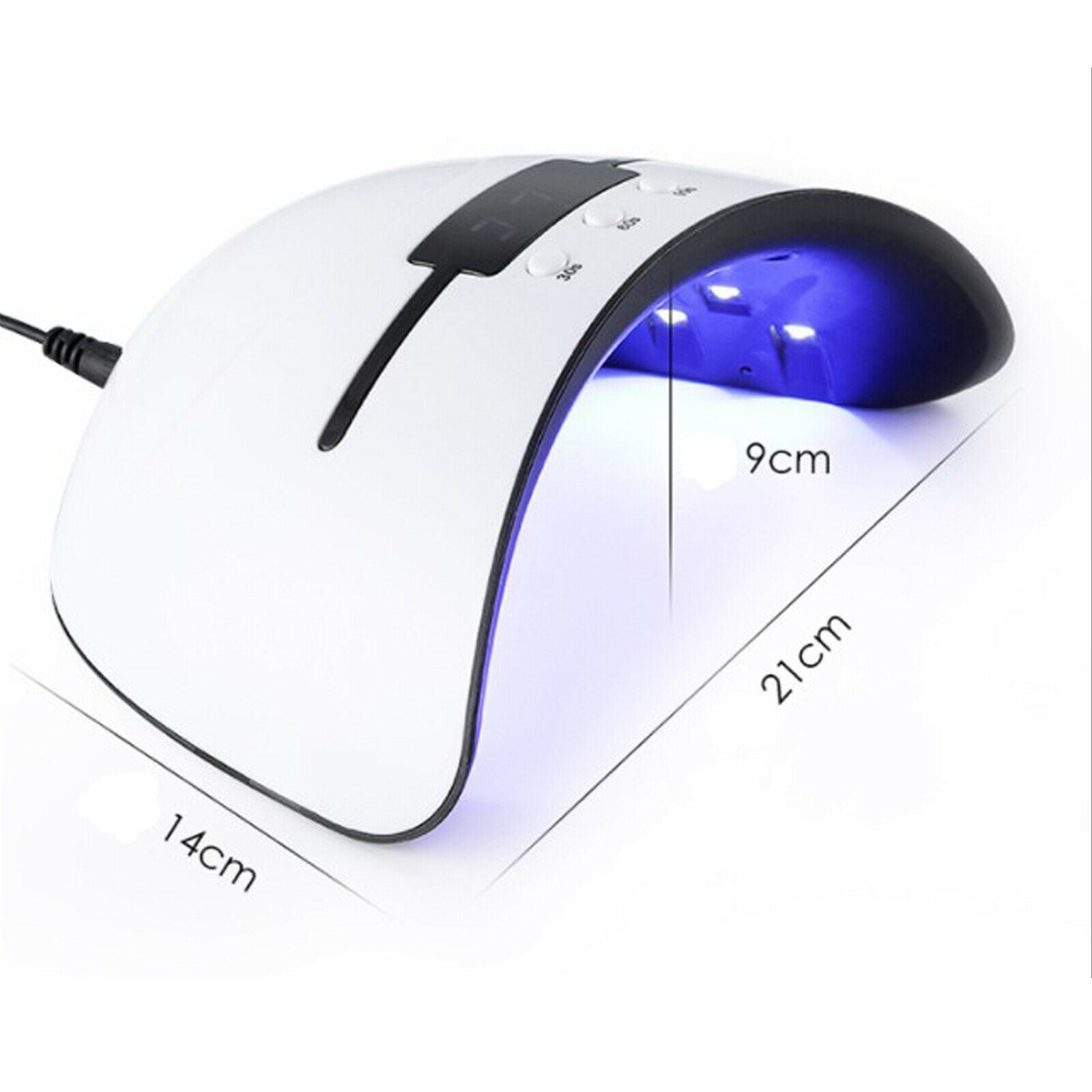 45W UV LED Gel Nail Lamp, quick-drying Polish nail dryer for gel