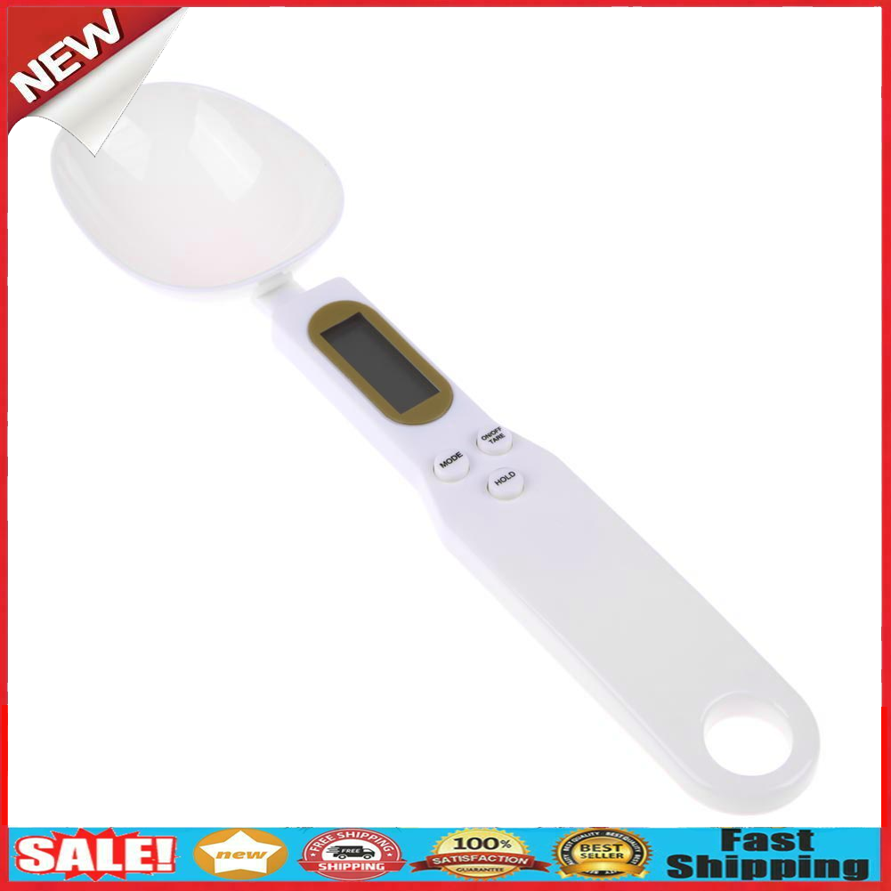 500g/0.1g Precise Digital Measuring Spoons LCD Kitchen Food Spoon Scale @