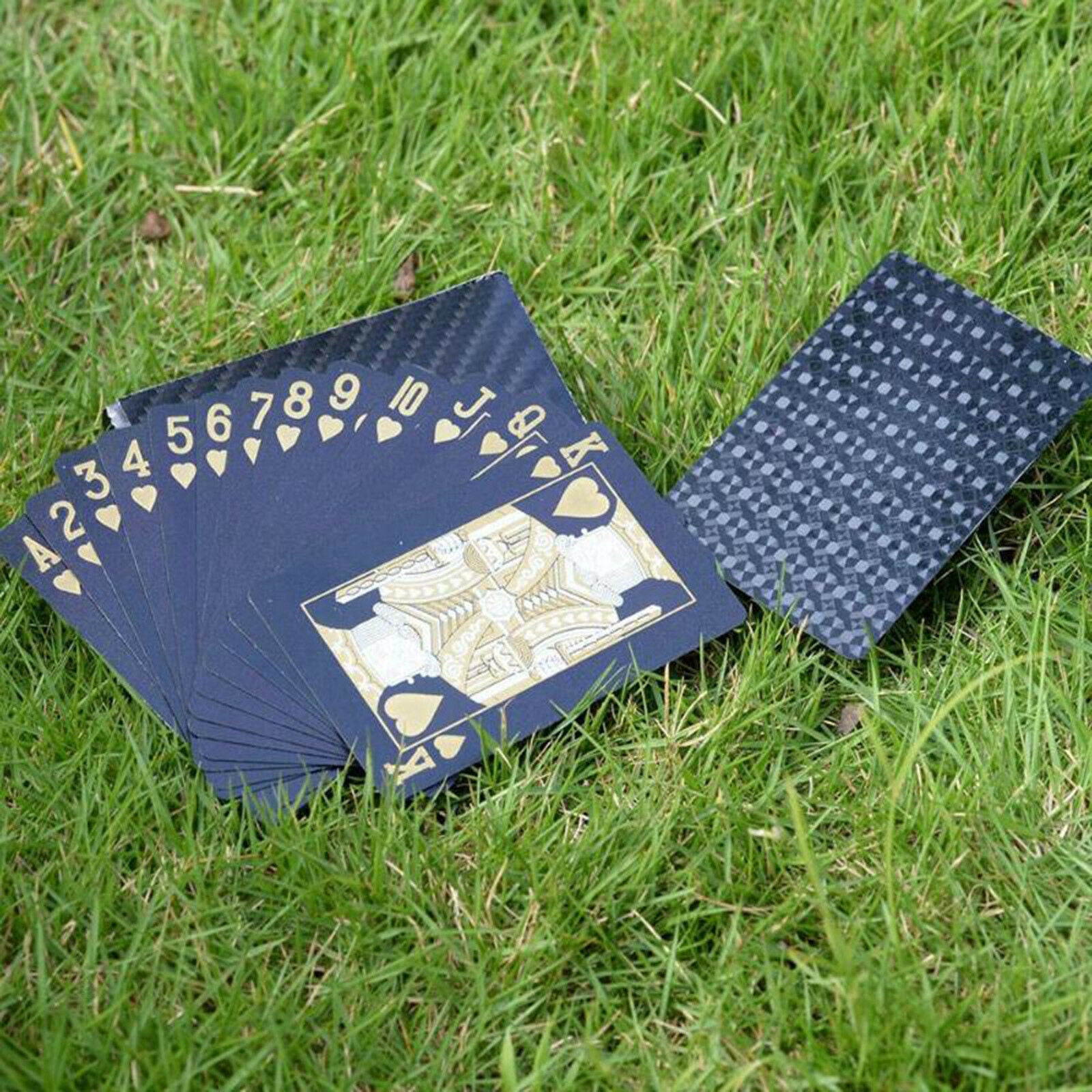 Playing Cards Black 54 Cards Deck Poker Party Magic Table Game Fun Gift