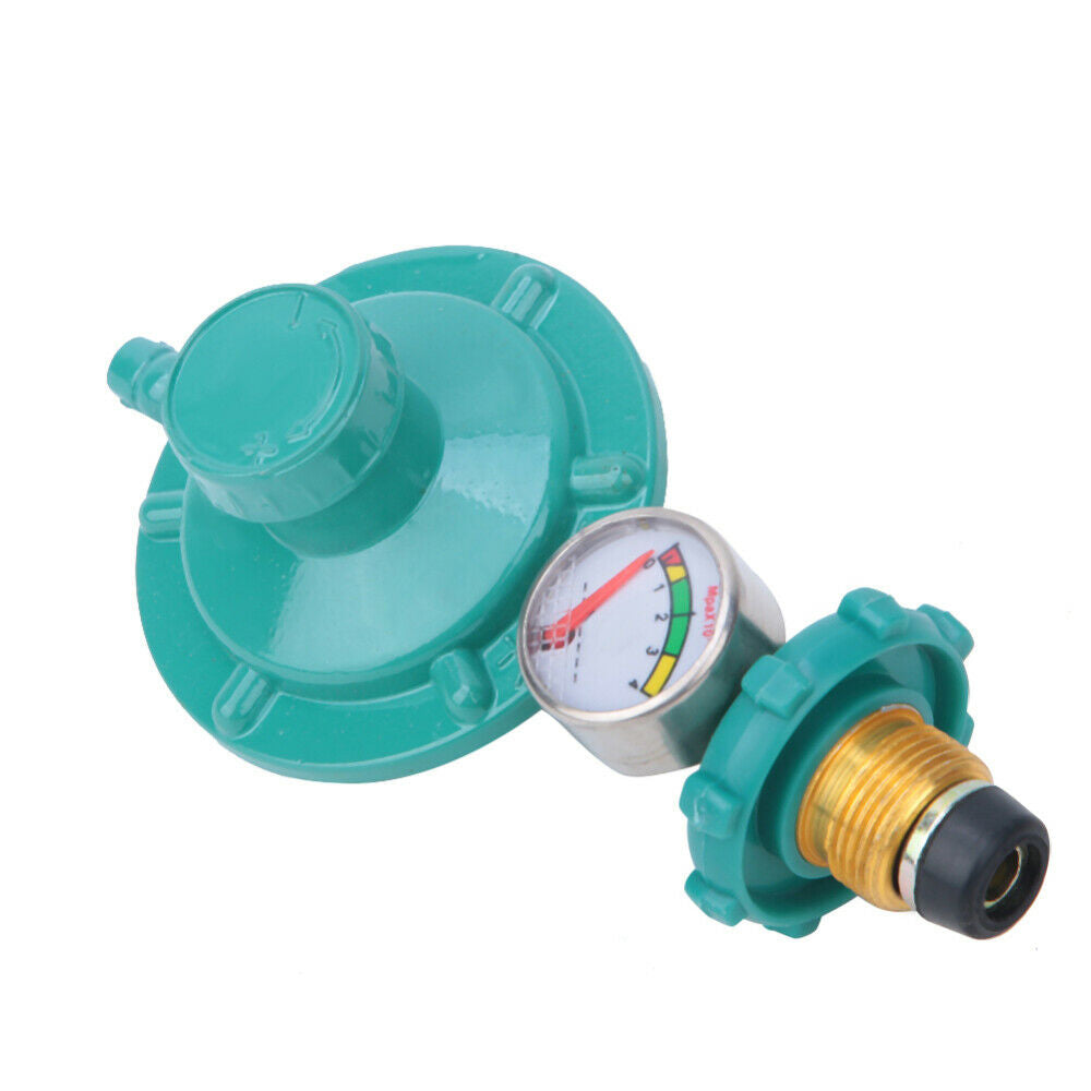 Pressure Regulator Valve Reducer with Gauge Meter Adjustable For House Appliance