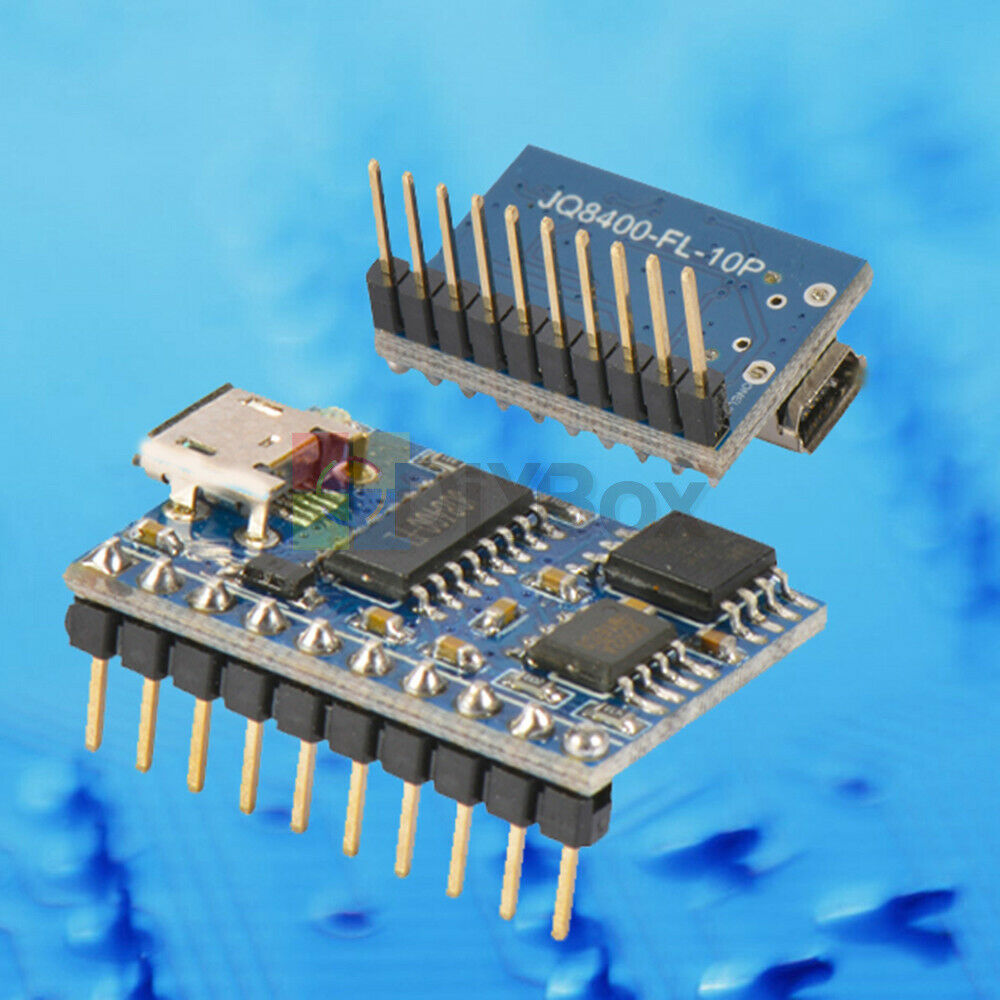 DC 5V JQ8400 JQ8400FL-10P Voice Module Serial Control TTL USB 32M MP3/WAV Play