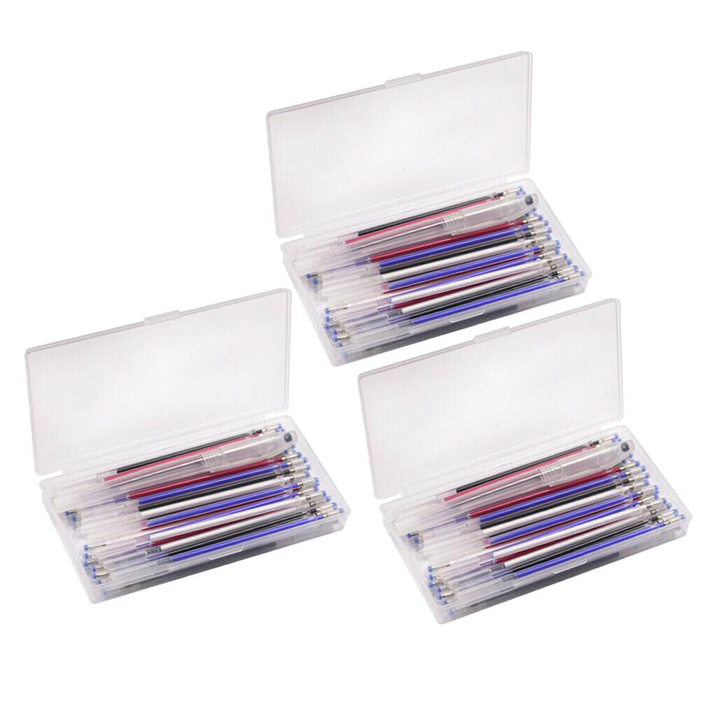 120x Heat Erase Pen Erasable Refills Chalk Fabric Marker for Sewing Supplies