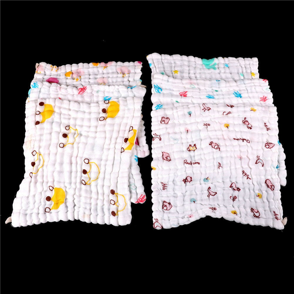 Soft Cotton Baby Infant Newborn Bath Towel Washcloth Feeding Wipe ClothE-.l8