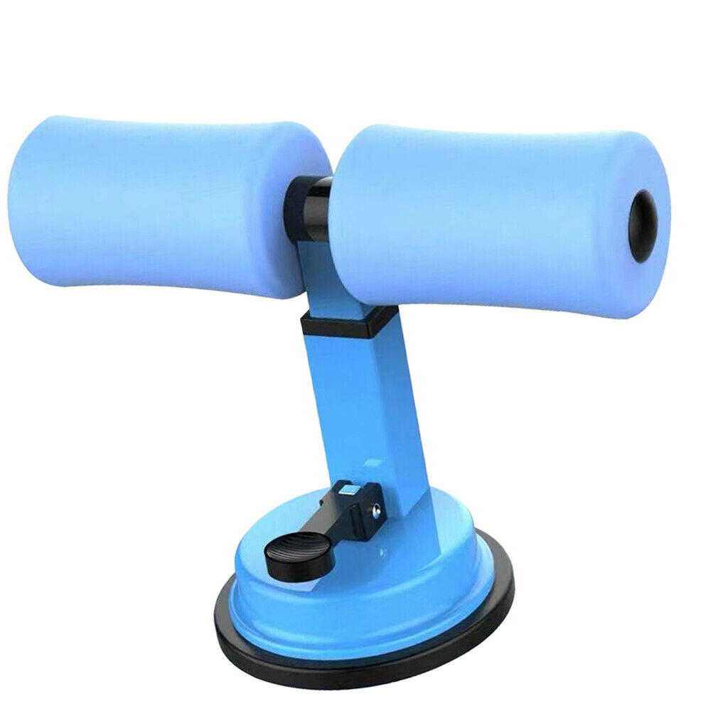 Perfetc Sit Assistant Suction-Cup Ab Sit-Trainer Fitness Workout Bar Toner Blue