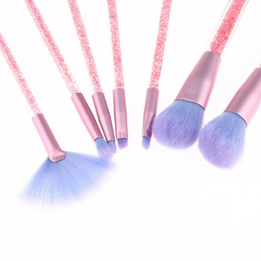 7x Makeup Brushes Blending Highlighter Contour Powder Brush Blaze Orange