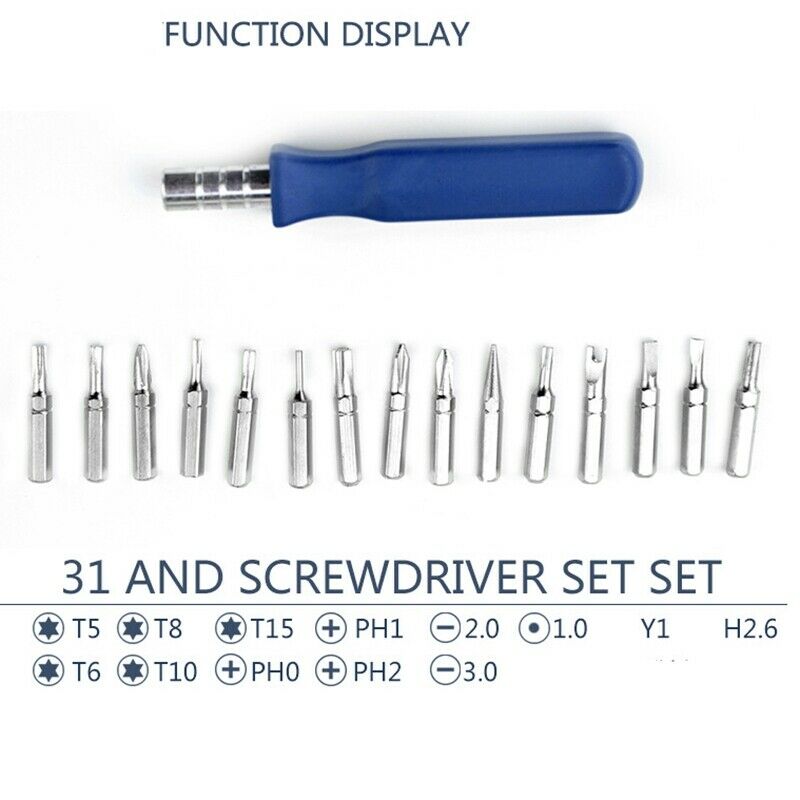 Mini 16 in 1 Combination Screwdriver Set Watch Manual Repair Tool Gift ScrewdrY9