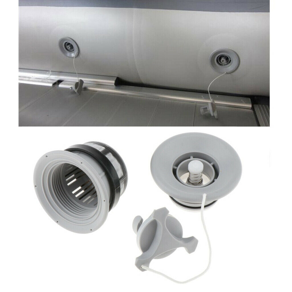 6 Holes Inflatable Boat Raft   Kayak Air Valve Adapter   Filter Screen