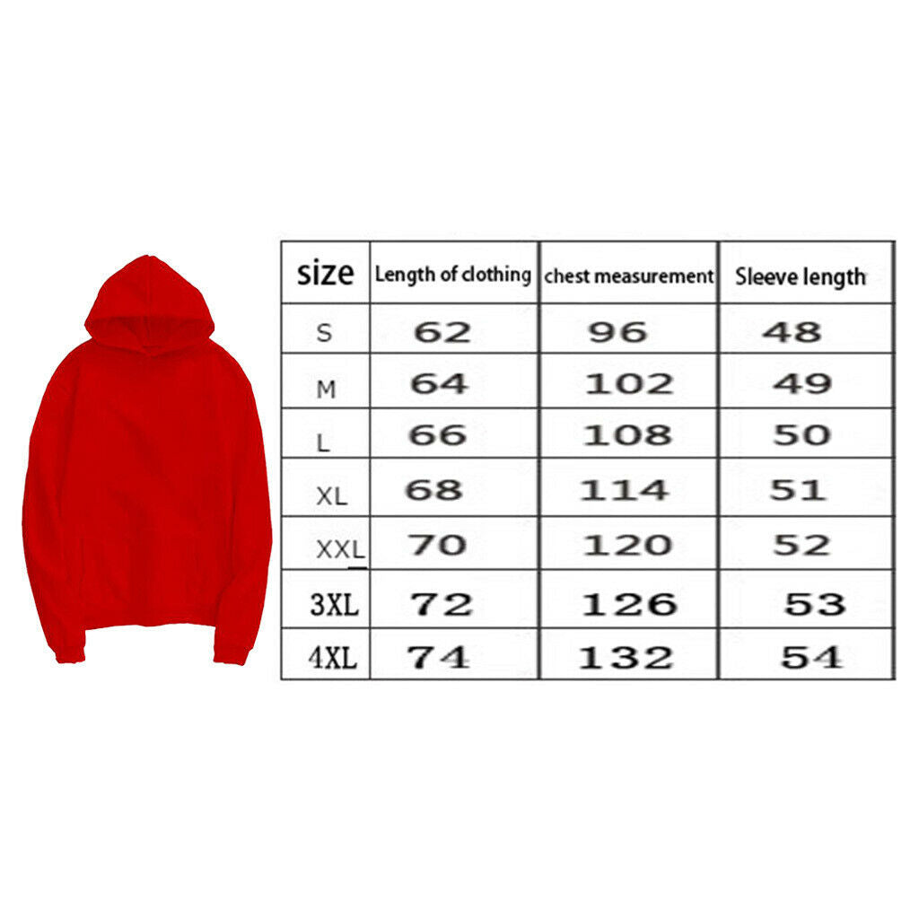 Hooded Fleece Sweatshirt Casual Basic Pullover Sweatshirt for Unisex XL