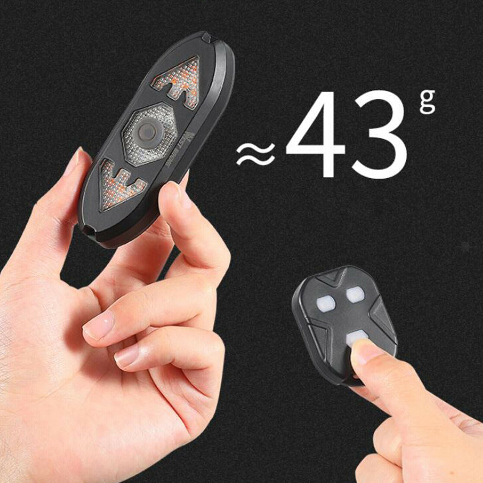 LED Bike Tail Light USB Waterproof Rear Lights Safety Cycling Warning Light