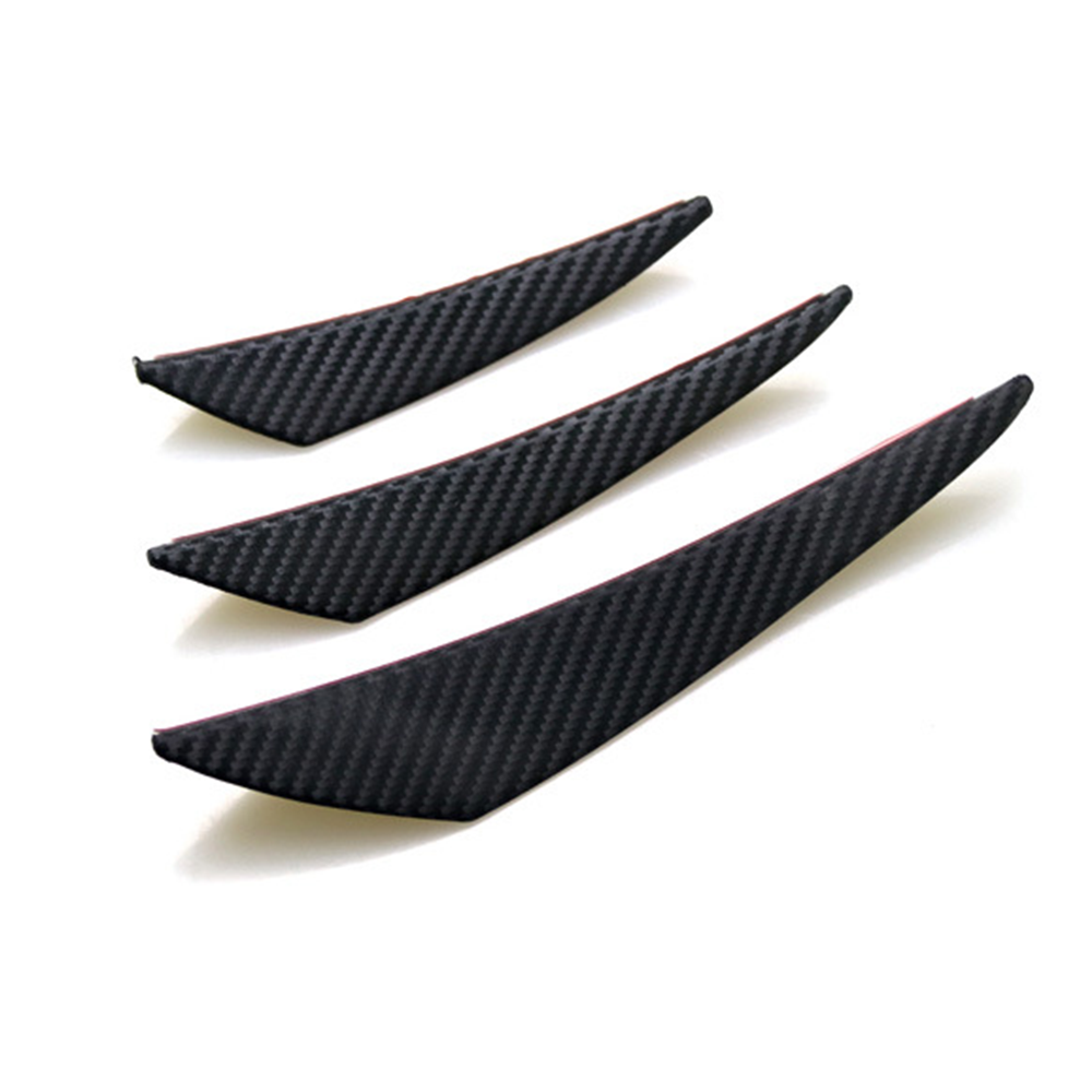6pcs/set Car Front Bumper Lip Decoration Canards Diffuser Splitter Body Spoiler