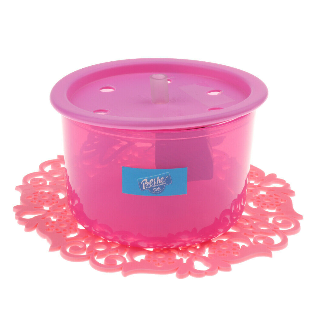 Pet Fountain Cat Dog Water Dispenser with Pump Automatic Water Bowl Fountain Red