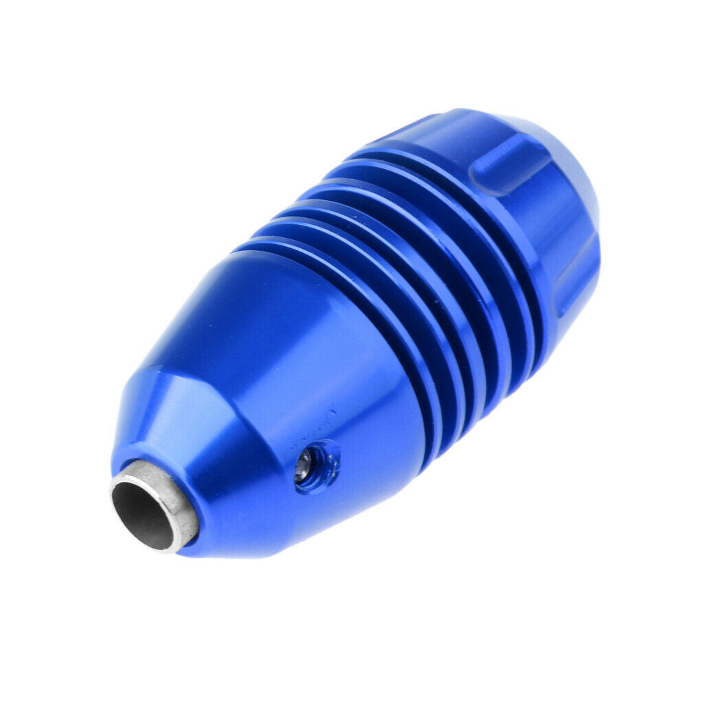 Aluminium Alloy Tattoo Machine Handle Grips Tip Tattoo Supply Tools Blue