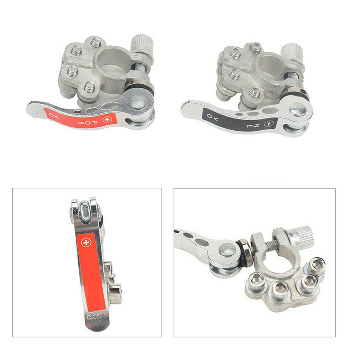 1 Pair Battery Terminal Connector Clamp Quick Release / Adjust Disconnect Tool