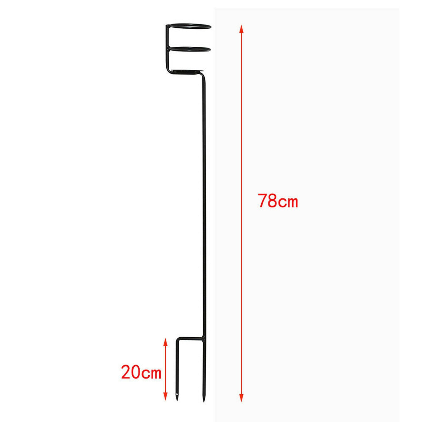 Outdoor Beverage Drink Holder Stake for Beach Picnics Tailgating Concerts