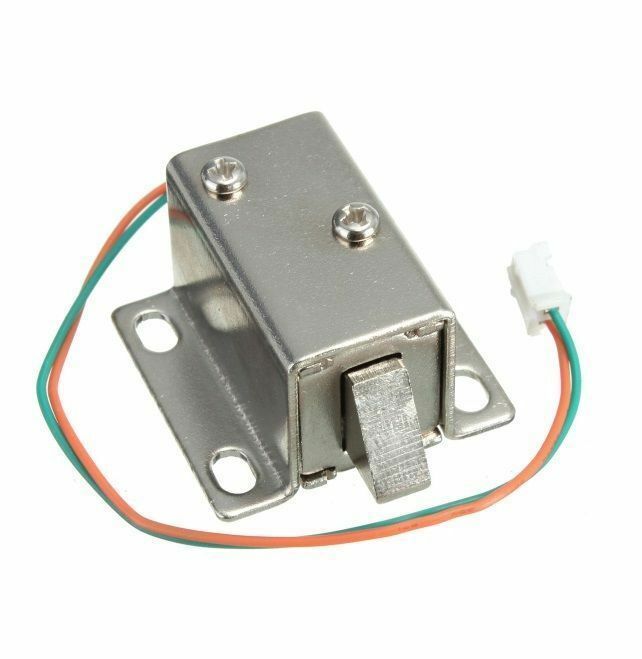 Dc 12V Ã‰lectrique SolÃ©noÃ¯de Verrou Langue Upward Ensemble Pour Portes Tiroirs GB