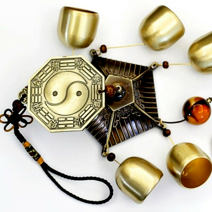 Shui Bell Retro Exorcise Evil Spirits Hanging Wind Chime Home Decor Chinese Feng