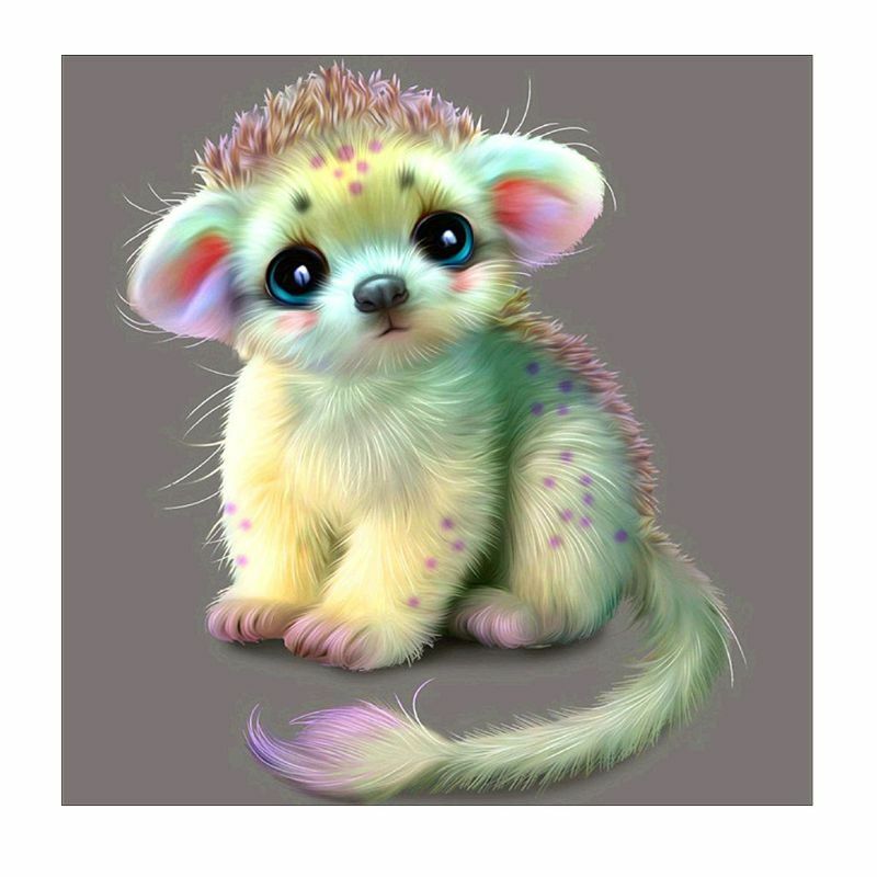 Lovely Cat 5D DIY Diamond Painting Embroidery Cross Stitch Kit Home Decor