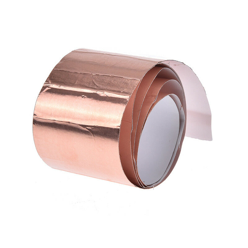 5cm*1m copper foil shielding tape 1-side conductive adhesive guitar access.l8