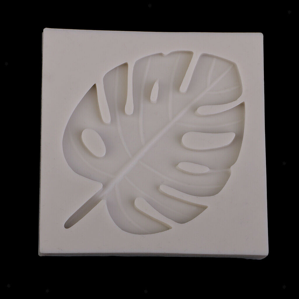 5 Pcs Leaf Silicon Mold Fondant Cake Decorating Tools Baking Mould DIY Craft