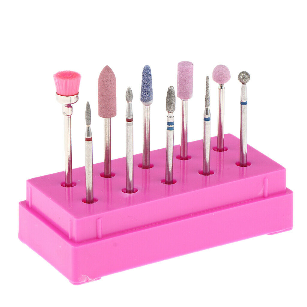 20PCS Nail Art Drill Polish Kit, Professional Finger Toe Nail Buffer, Nail
