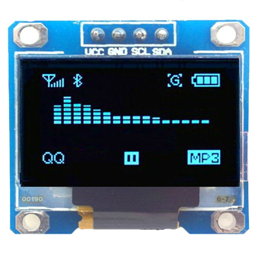 0.96" OLED LCD Display Module IIC I2C Interface 128x64 3-5V For Arduino J.l8