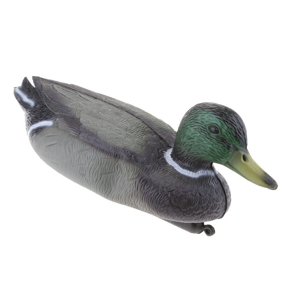 Set of 4 Plastic Mallard Duck Hunting Decoy Ornament Garden Decoration