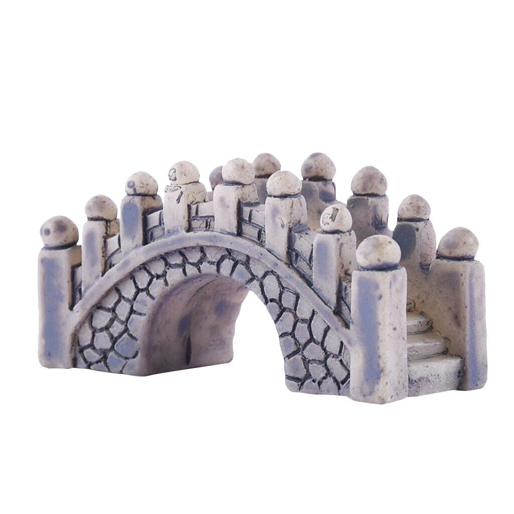 MagiDeal Mini Hangzhou Small Arch Bridge Ornaments for Micro Landscape #