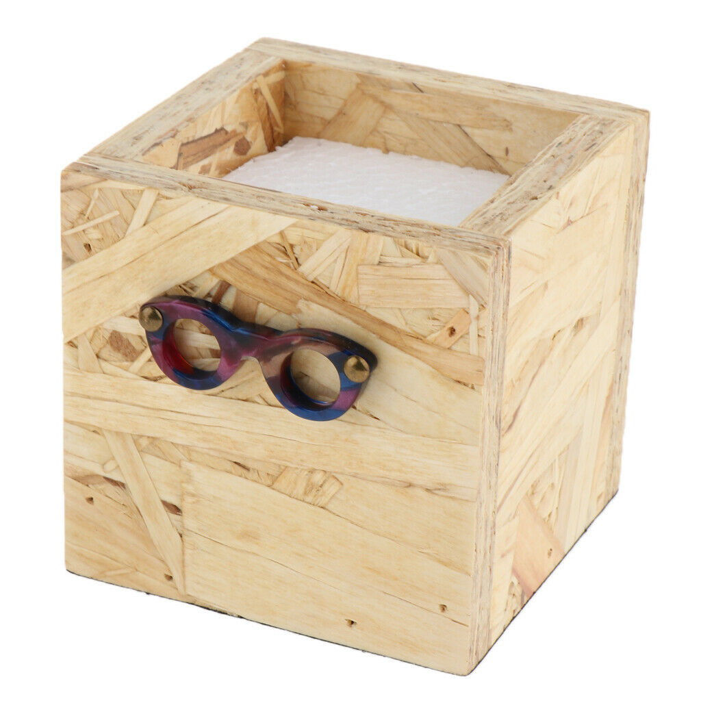 Eyeglasses Store Decoration Wooden Office Flower Pot Shop Decoration