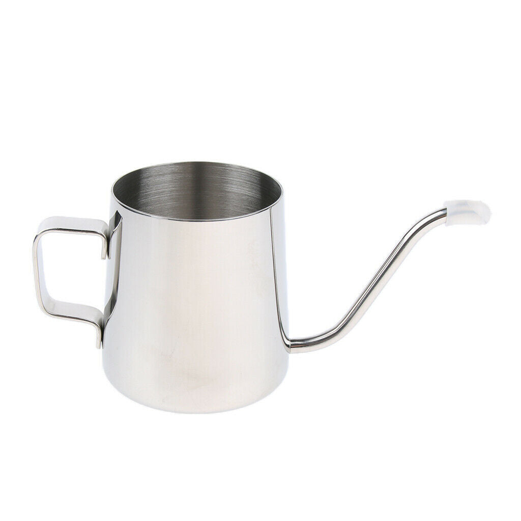 Stainless Steel Coffee Pot Gooseneck Kettle Tea Kettle 350mL