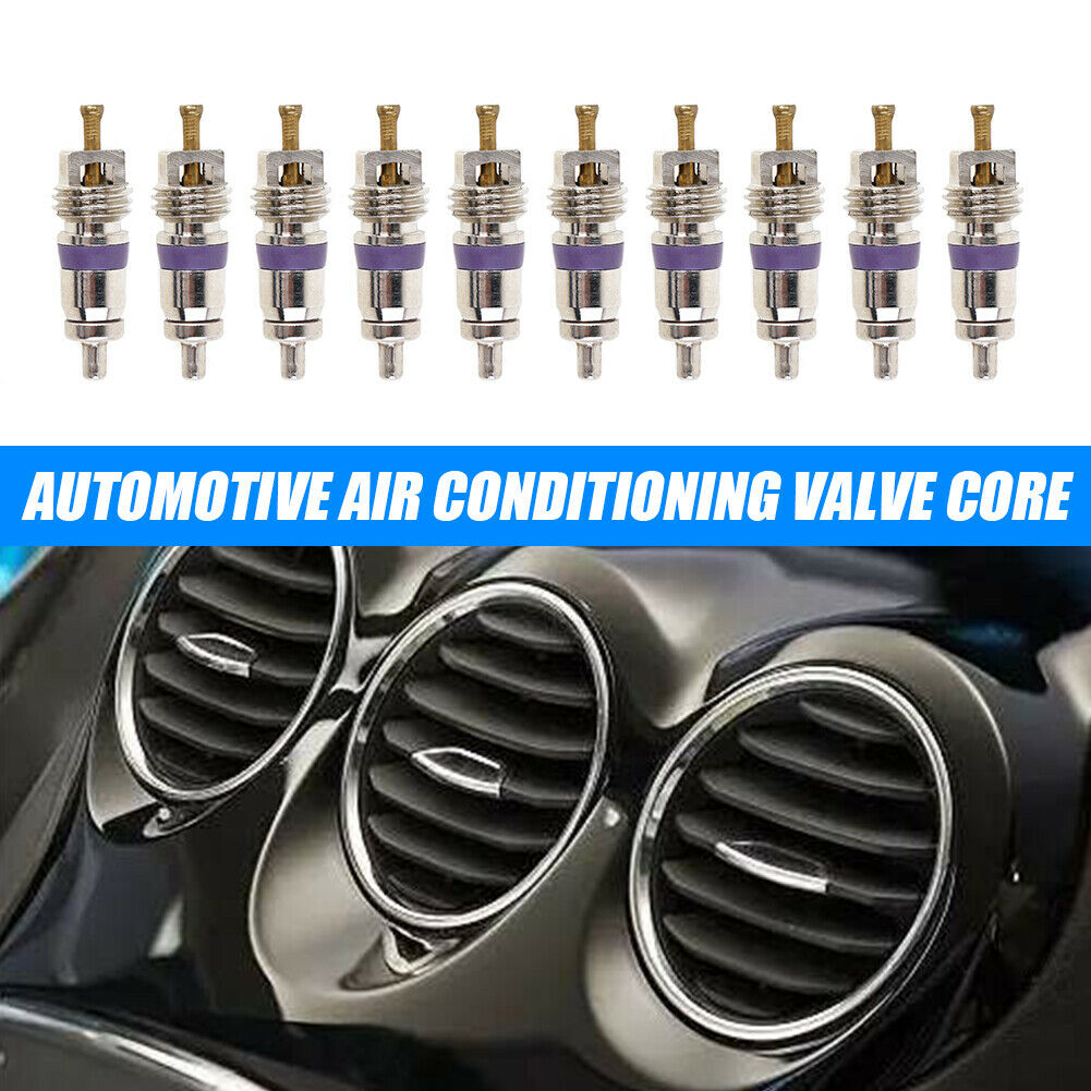 10pcs/lot Universal Copper R134a Car Auto A/C Air Conditioning Valve Cores @