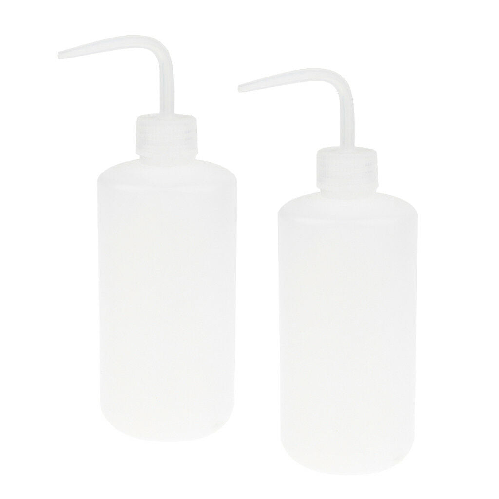 2x 500ml Tattoo Diffuser Green Soap Wash Bottles Squeeze Bottle Lab Labware