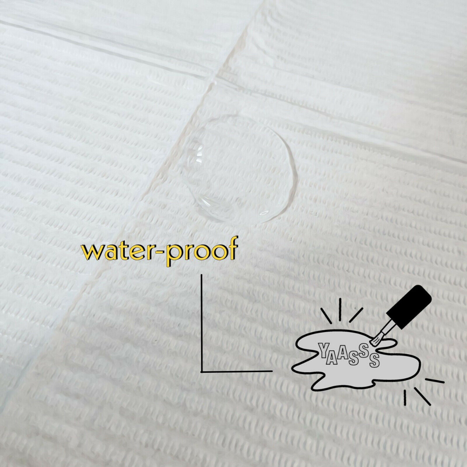 Nail Art Paper Placemat Tool for Manicure Tattoo Home White 125Pcs