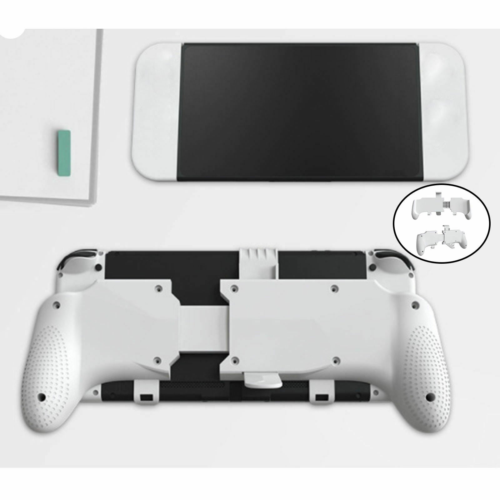 Detachable Hand Grip Case Support Shockproof Organizer for NS Switch White