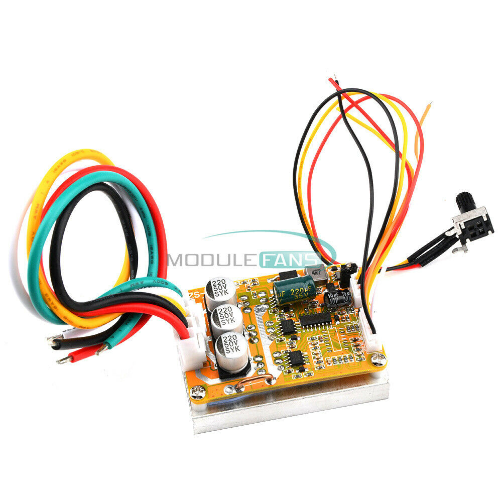 5-36V 350W BLDC Three-Phase Sensorless Brushless With Hall Motor Controller