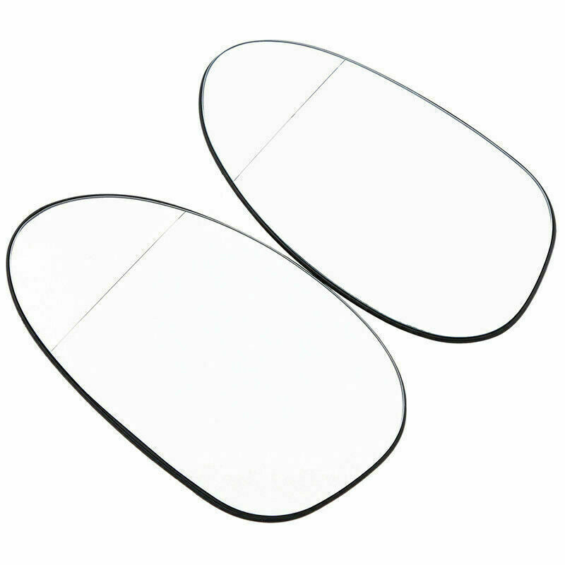 Pair Door Side Mirror Glass Clear Heated for BMW 3-Series E82 E46 E85 E90 E91 M3