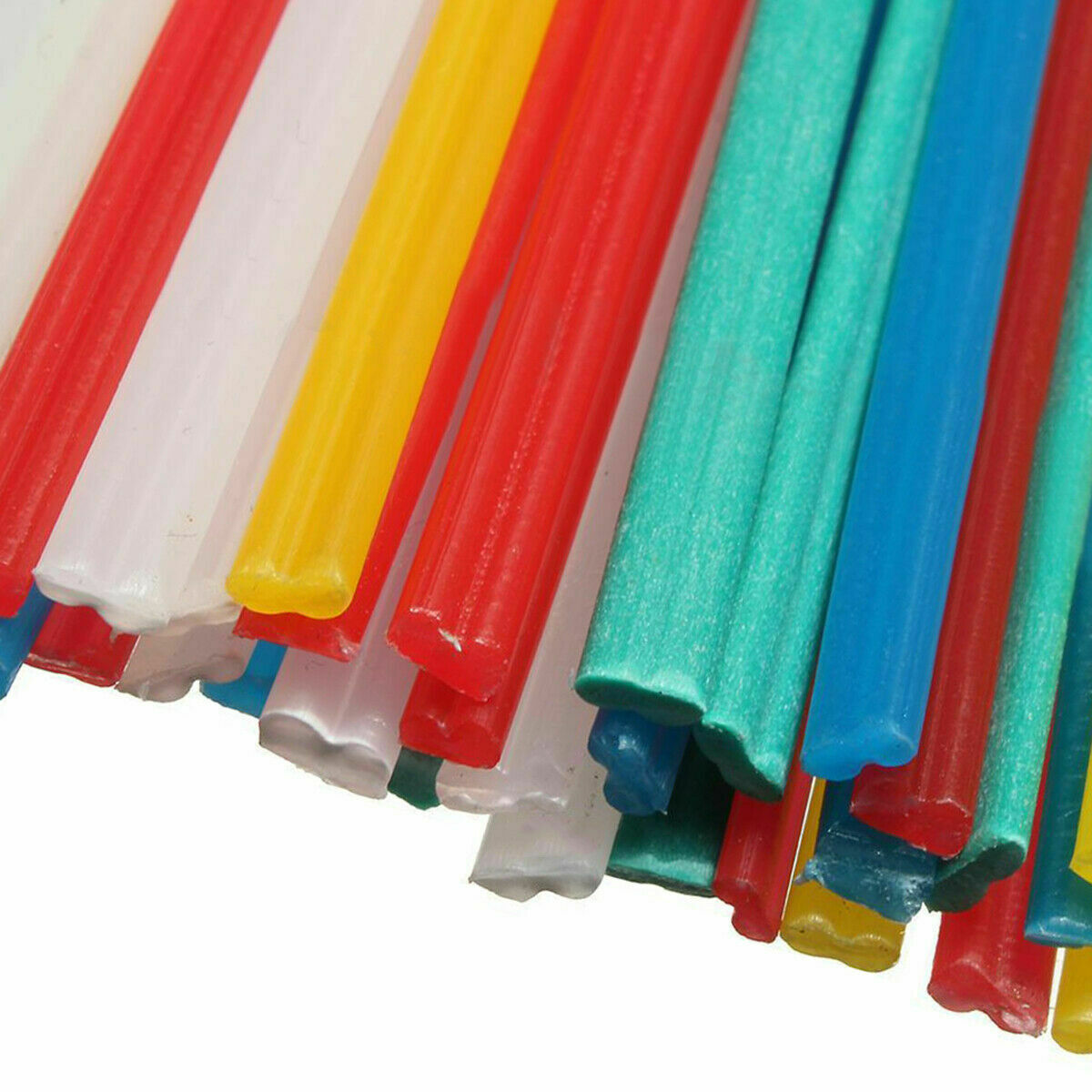 50pcs Plastic Welding Rods  PPR PP PVC Sticks  Bumper Welder Repair