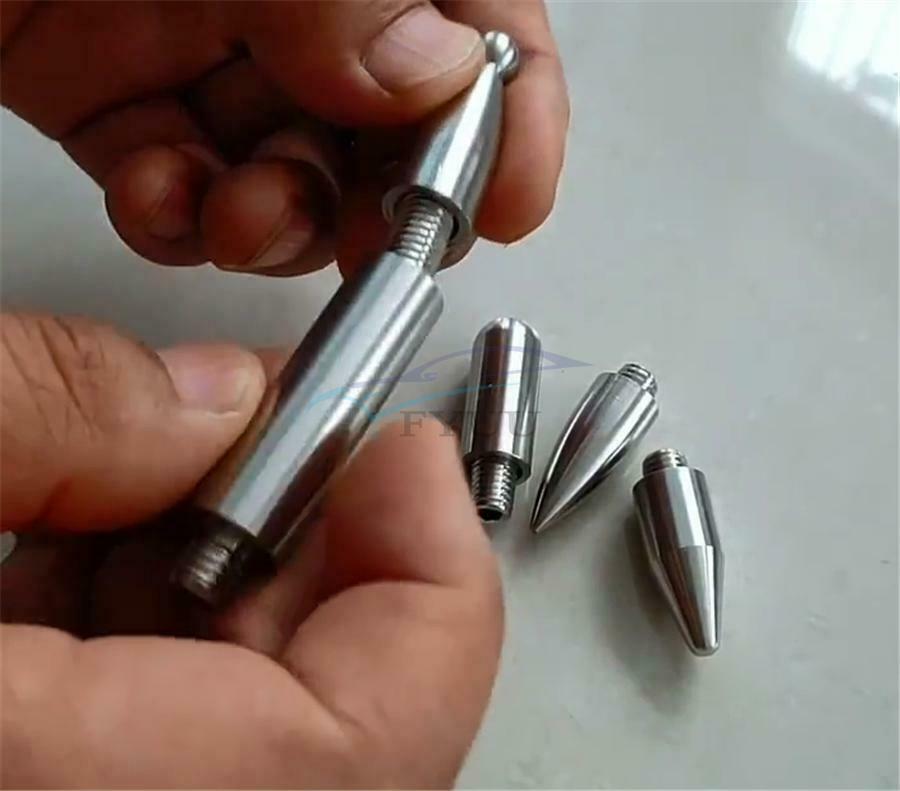 5Pcs Stainless Car Dent Removal Repair Puller Push Rods Hook Replacement Head