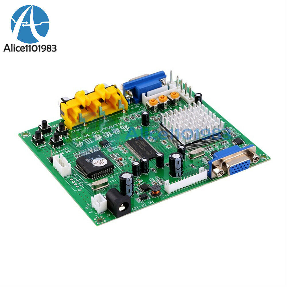 2pcs Arcade Game RGB/CGA/EGA/YUV to VGA HD Video Converter Board Module