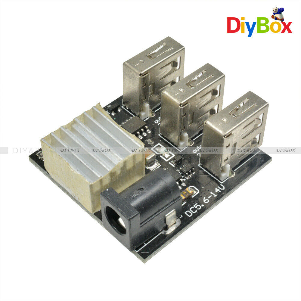 9V/12V To 5V 8A USB Power Bank Step-Down Boost Module MiNi 3 USB Charging Module