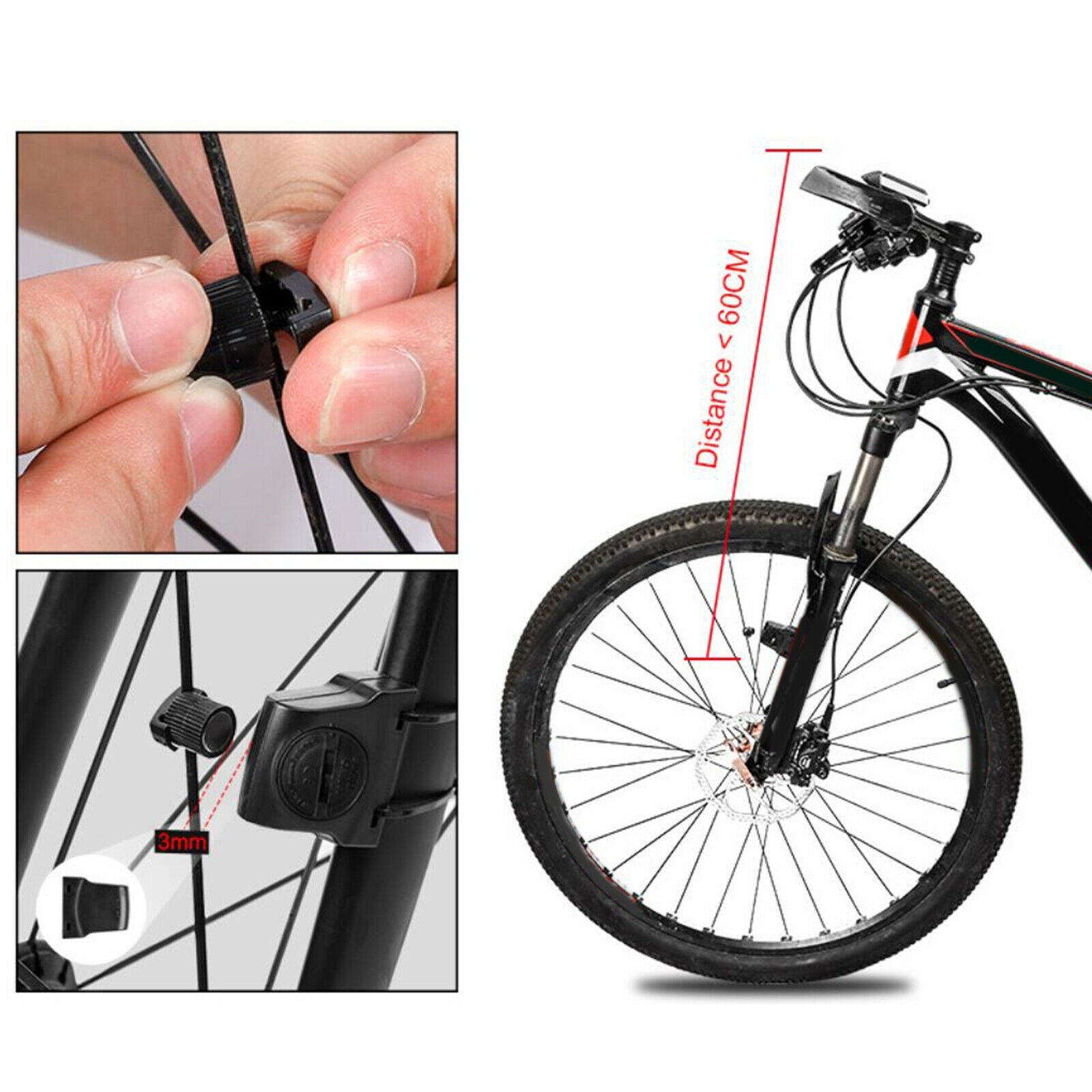 Road Bike Speedo Wireless Computer Bicycle Speedometer Odometer Waterproof