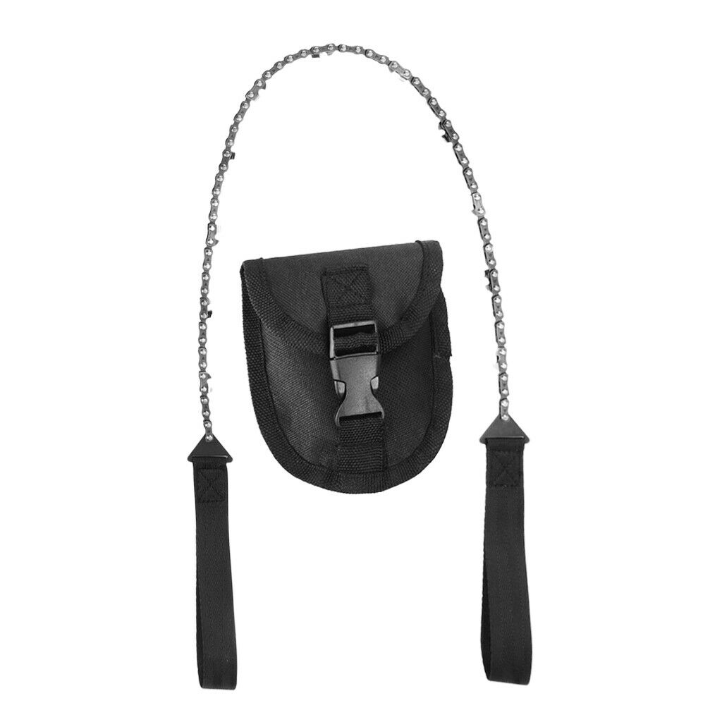 Outdoor Hiking Camping Wire Chain Saw Emergency Tool with Storage Bag