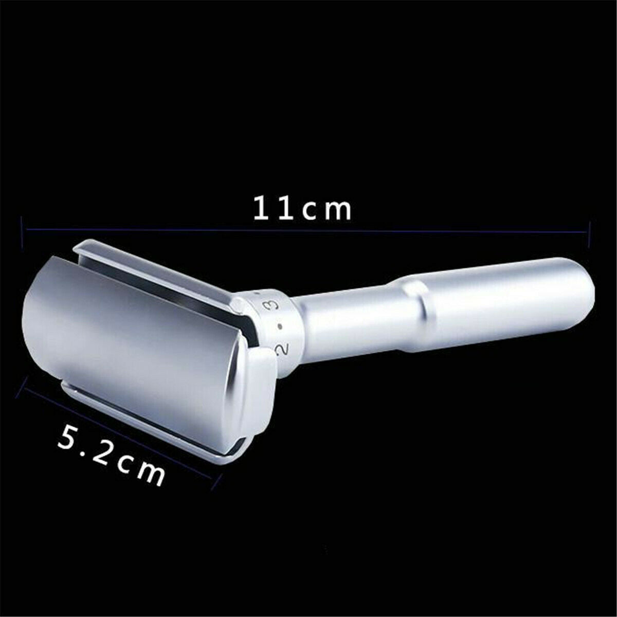 Men Adjustable Double Edge Shaving Safety Razor Shaver With 5pcs Blades Zinc